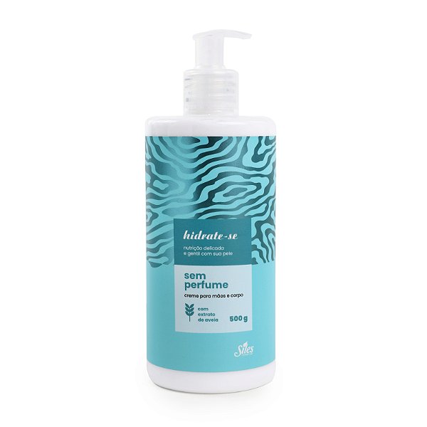 Hidratante Para Corpo e Mãos Sem Perfume com Extrato de Aveia 500g