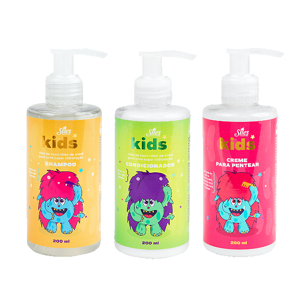 Kit Kids com Óleo de Coco e Óleo de Avelã