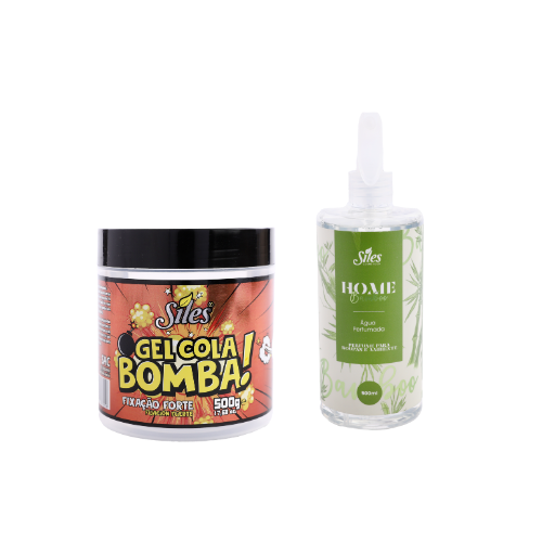 Kit Gel Cola Bomba 500g + Água Perfumada Bamboo 500ml