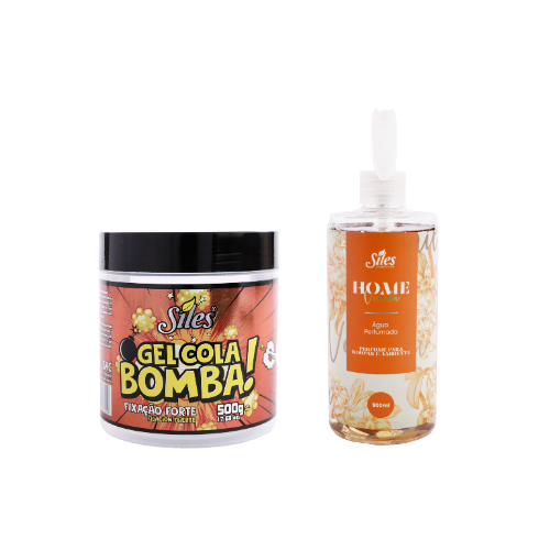 Kit Gel Cola Bomba 500g + Água Perfumada Vanilla 500ml