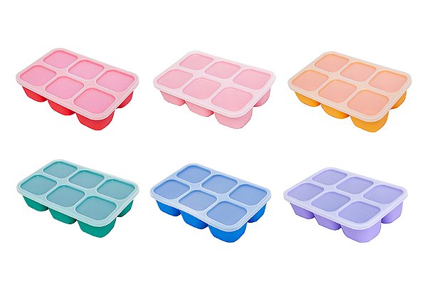 Forma para Congelar Alimentos 6 Cubos 60ml