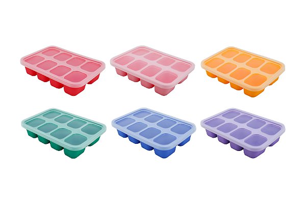 Forma para Congelar Alimentos com 8 Cubos 30ml