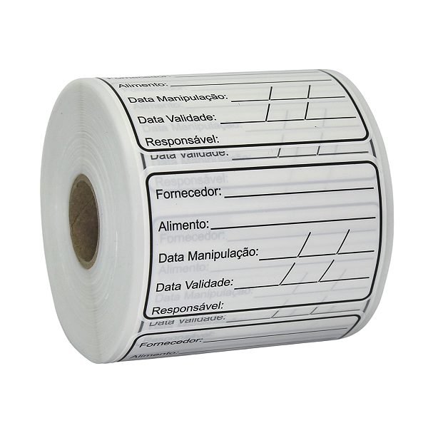 ETIQUETAS AUTOADESIVA 80X50mm – MANIPULAÇÃO