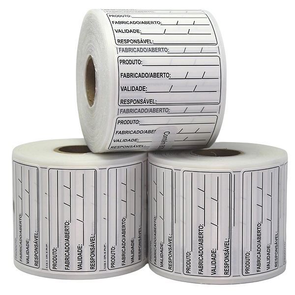 ETIQUETAS AUTOADESIVA 60X30mm – MANIPULAÇÃO