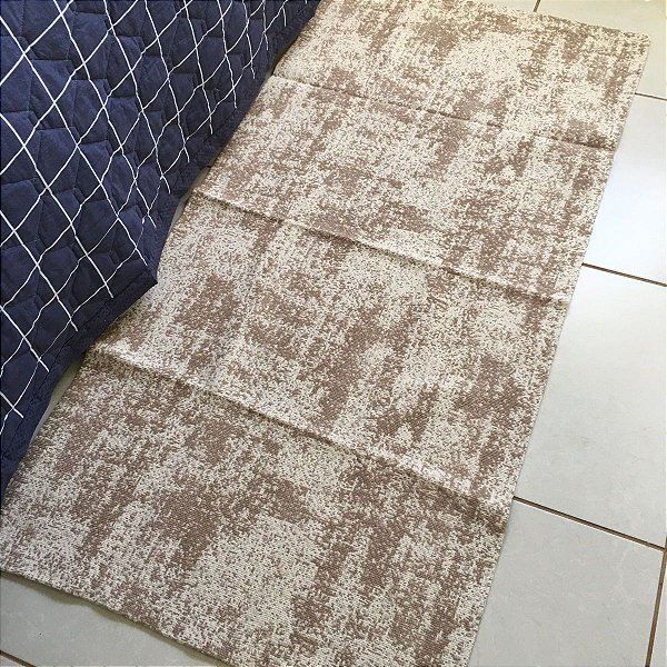 Tapete Beirada de cama Carrara em Algodão 1,45X0,70