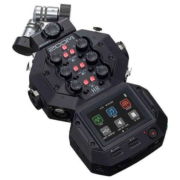 Zoom H8 Gravador de Áudio Portátil com 8 Entradas