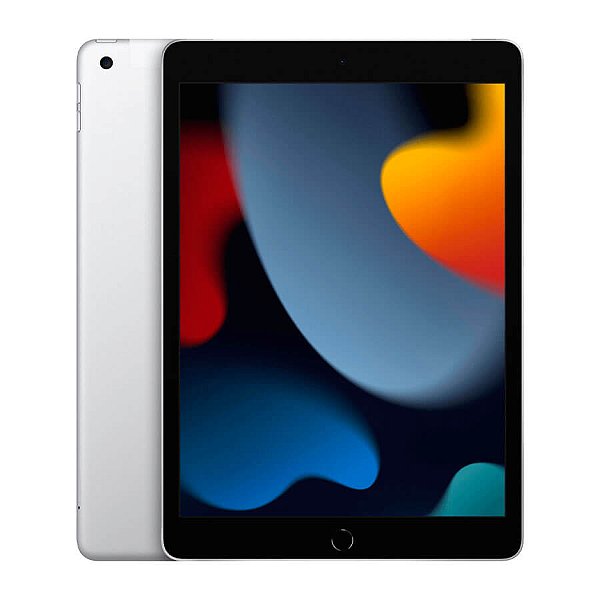 Apple iPad 9 10.2” 256GB WiFi+4G LTE MK4H3LZ/A Prata (2021)