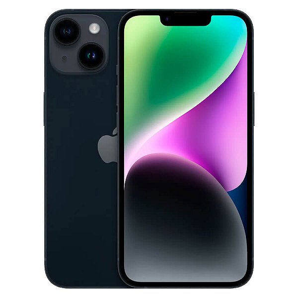 Apple iPhone 14 128GB MPUF3BE/A Meia-Noite