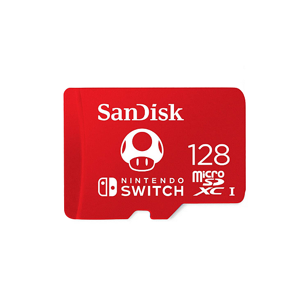 Cartão de Memória SanDisk Micro SD Nintendo Switch 128GB