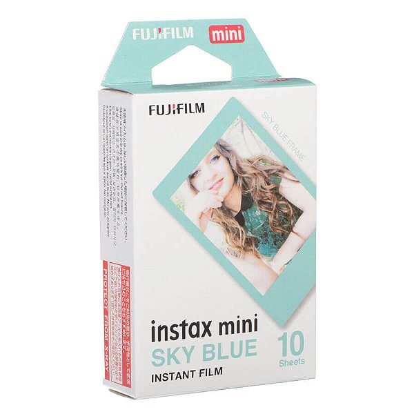 Fujifilm Filme Instax Mini Sky Blue com 10 Fotos