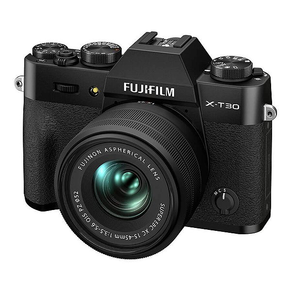 Fujifilm X-T30 II Mirrorless com Lente XC 15-45mm OIS PZ Preta