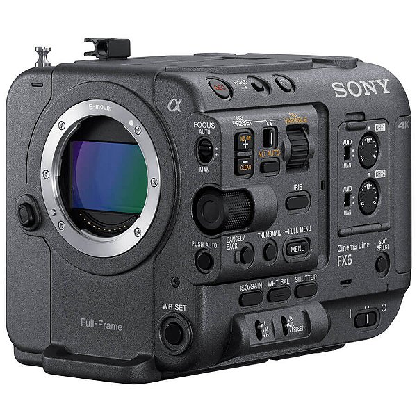 Sony FX6 Câmera de Cinema Full-Frame (Corpo)