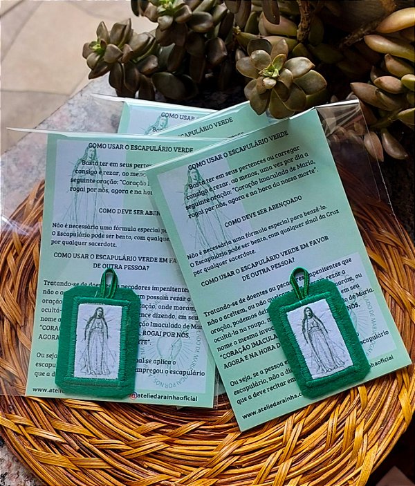 ESCAPULÁRIO VERDE