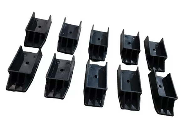 Suporte Sarrafo Plástico para barra de cama (Pacote com 10 Unidades)