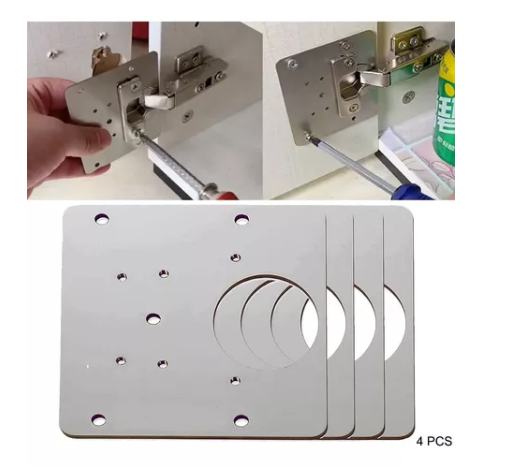 Placa de Reparo - Dobradiças, Moveis planejados (4 unidades)