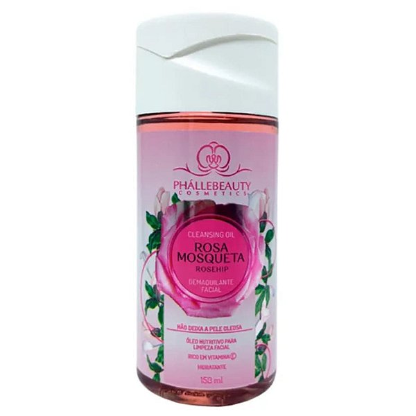 Demaquilante Facial Cleansing Oil Rosa Mosqueta Phállebeauty 150ml