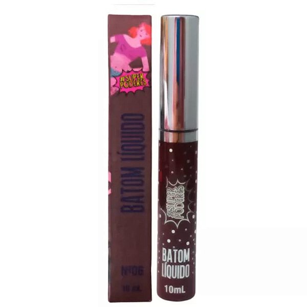 Batom Líquido Super Poderes 4ml Cor 06