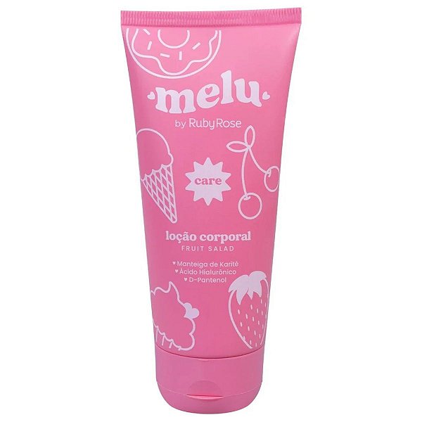 Loção Corporal Melu Fruit Salad Frutas Vermelhas Ruby Rose 200ml