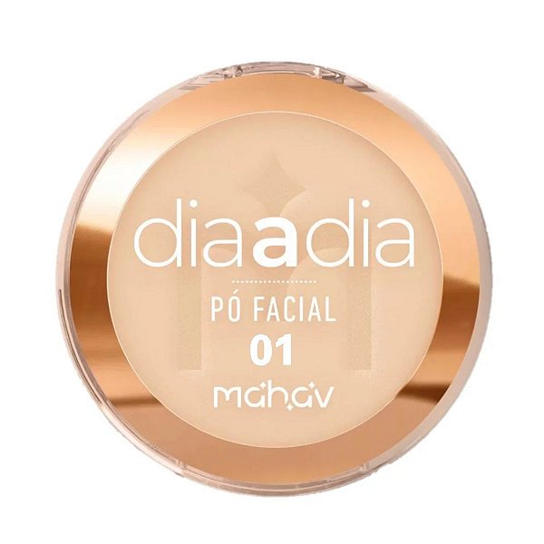 Pó Facial Compacto Dia a Dia Mahav Cor 01