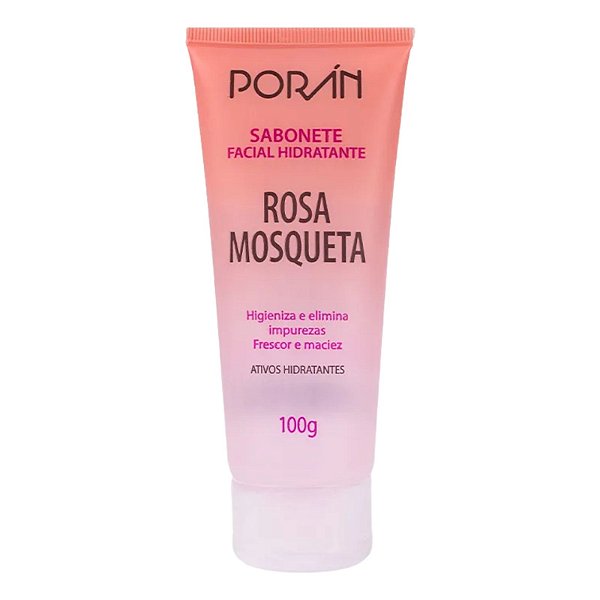 Sabonete Facial Hidratante Rosa Mosqueta Poran 100g