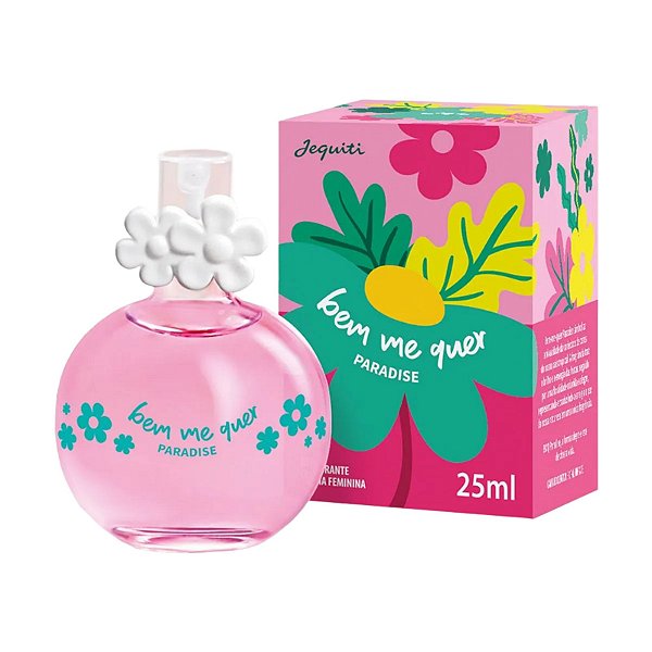Desodorante Colônia Feminina BMQ Paradise Jequiti 25ml