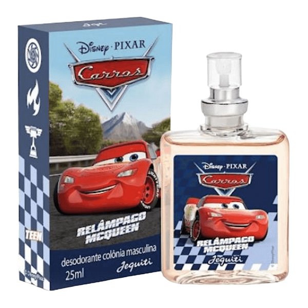 Desodorante Colônia Disney Carros Relâmpago McQueen Jequiti 25ml