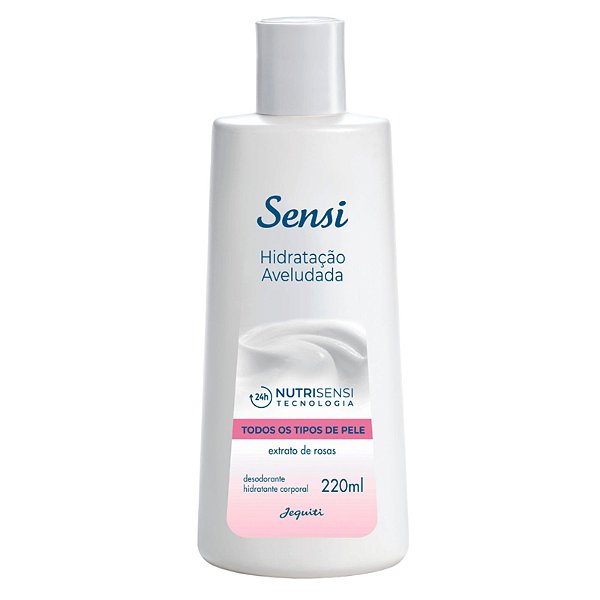 Desodorante Hidratante Corporal Sensi Todos Tipos de Pele Jequiti 220ml