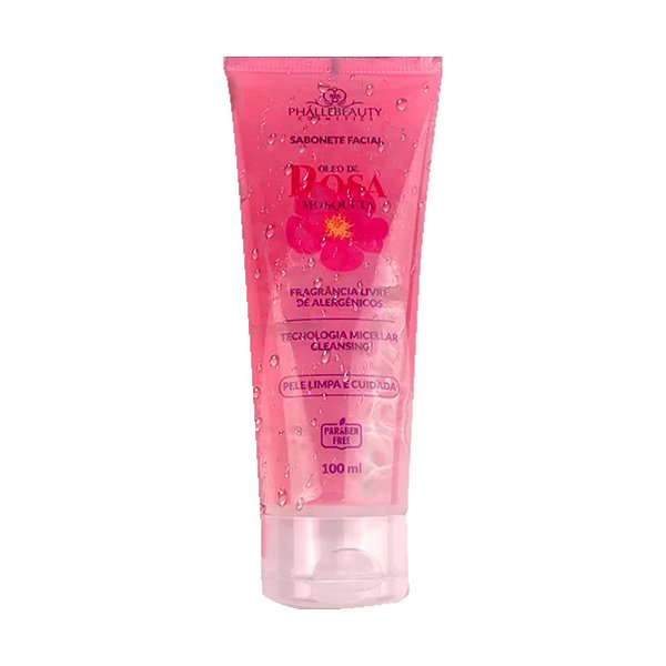Sabonete Facial Óleo de Rosa Mosqueta Phállebeauty 100ml
