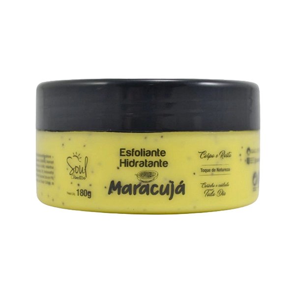 Esfoliante Hidratante Corporal e Facial Maracujá Soul 180g