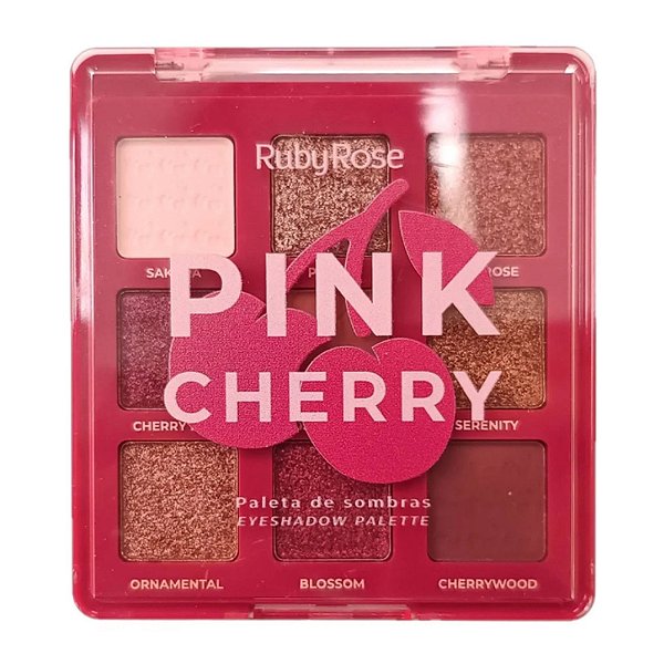 Paleta de Sombras Pink Cherry Ruby Rose
