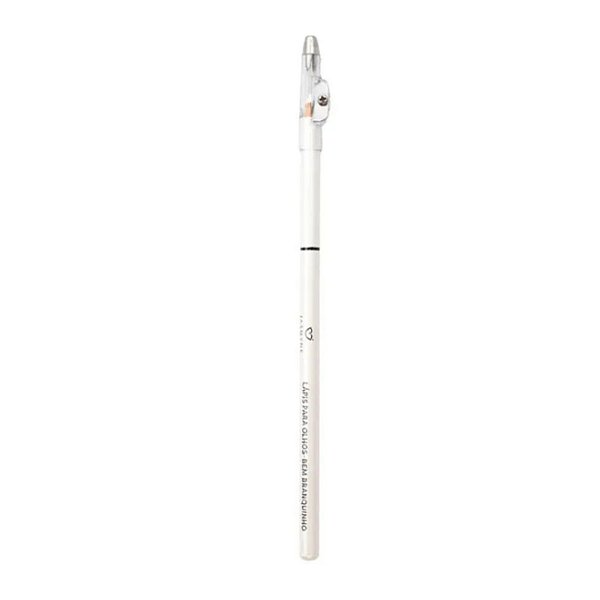 Lápis de Olhos com Apontador Branco Mia Make