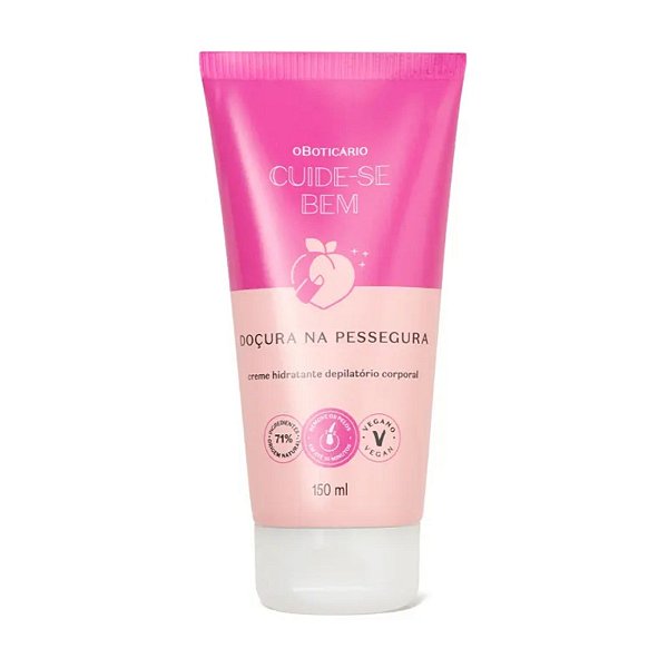 Creme Hidratante Depilatório Corporal Cuide-se Bem O Boticário Doçura na Pessegura 150ml