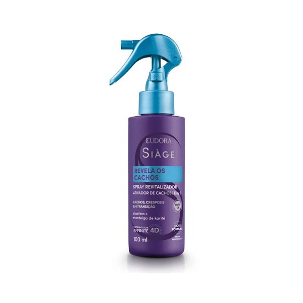 Spray Capilar Revitalizador Siàge Revela Os Cachos 100ml