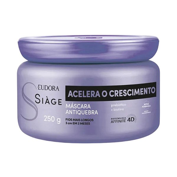 Máscara Capilar Antiqueda Eudora Siàge Acelera o Crescimento 250g