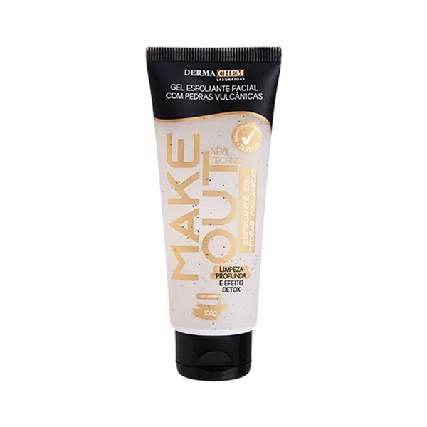 Gel Esfoliante Facial com Pedras Vulcânicas Make Out Dermachem 100g