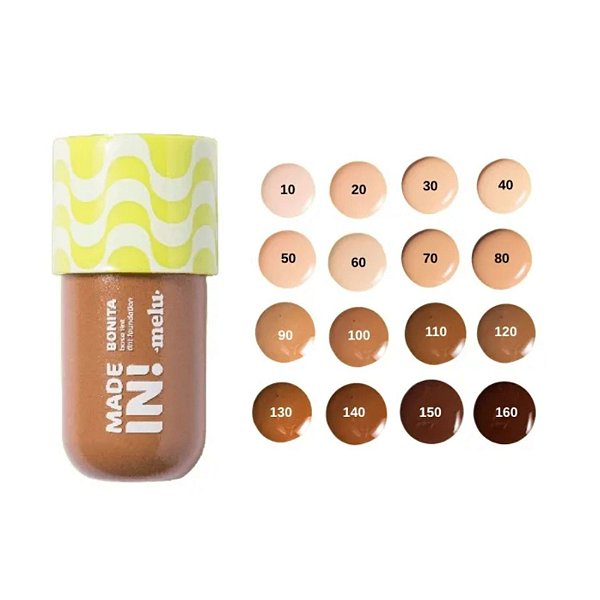 Base Líquida Tint Bonita Foundation Made In! Melu By Ruby Rose