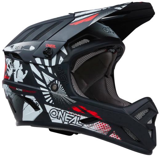 Capacete Oneal Backflip Boom Preto/Branco