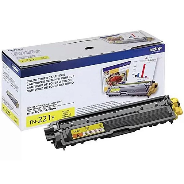 Cartucho Toner - Brother TN-221 Amarelo