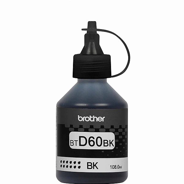 Refil de Tinta Brother - BT D60BK para T510W T710W T910W