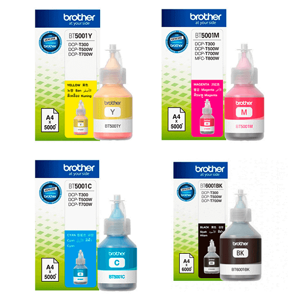 Kit Refis de Tinta Brother para T4500 T310 T510 T710 T810 T910