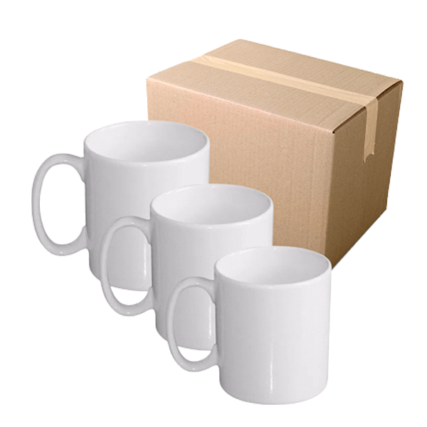 Caixa de caneca Branca importada AAA para sublimação