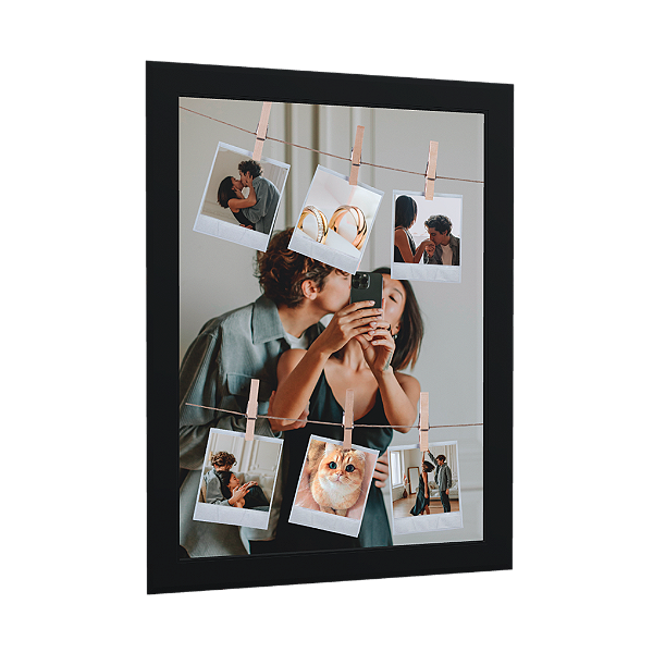 Quadro  com Foto dia dos namorados M2