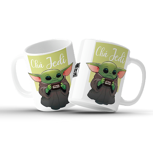 Caneca Star Wars Chá Jedi  Personalizada com Nome M6