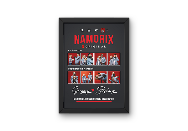 Quadro  Personalizado com Foto netflix 02