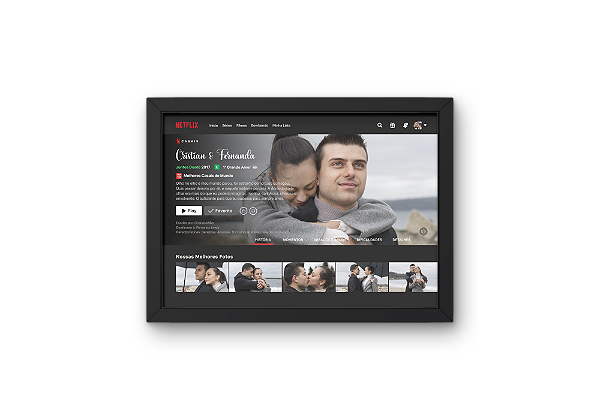 Quadro  Personalizado com Foto netflix 07