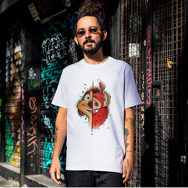 Camiseta Timão e pumba