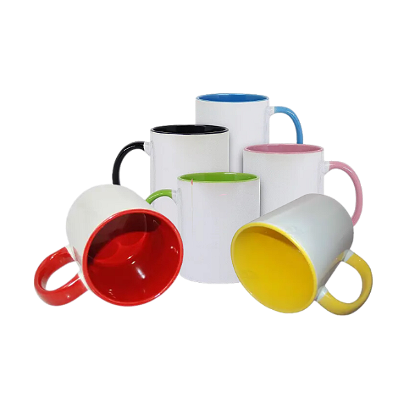 Caneca Colorida para Sublimação
