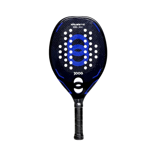 Raquete de Beach Tennis Joog Majestic KVL Pro Kevlar Blue EVA Pro - Preto/Azul