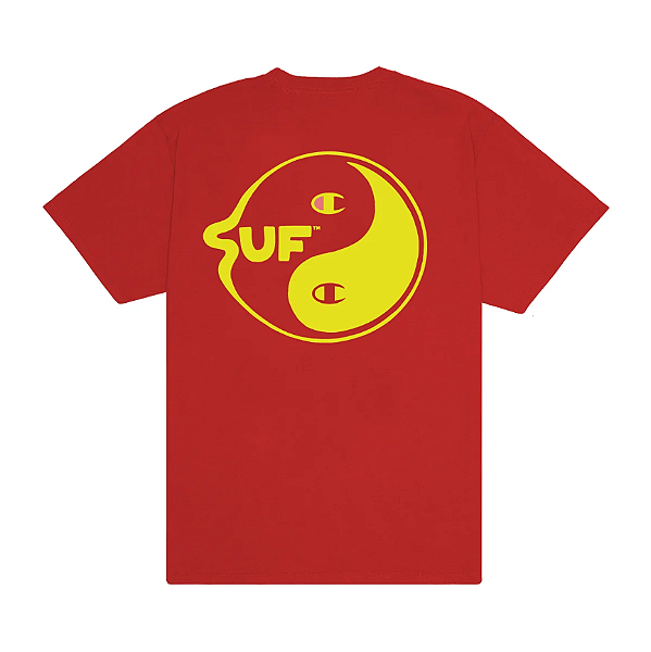 CAMISETA SUFGANG x CHAMPION SUF-440 VERMELHA