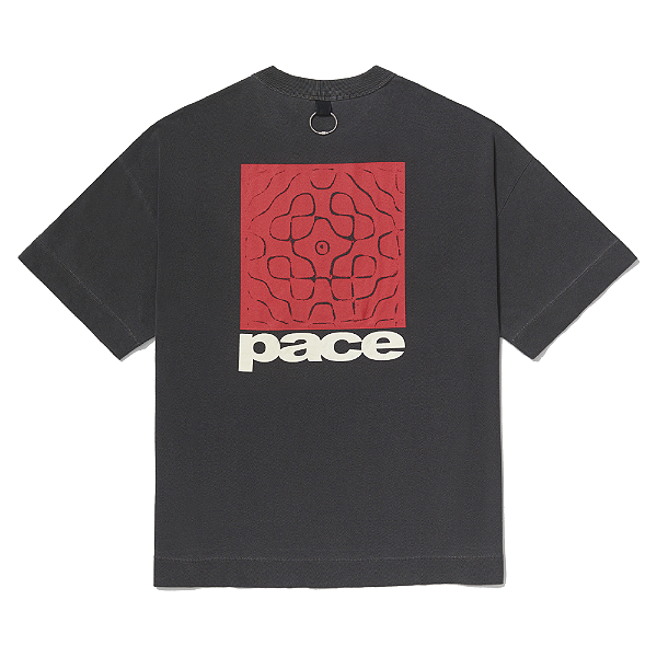 Camiseta Pace Chladni Oversized Stone Washed Black